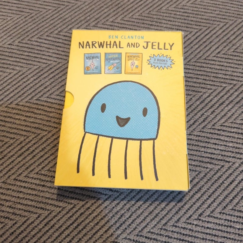 Narwhal and Jelly Box Set (Books 1, 2, 3, and Poster)