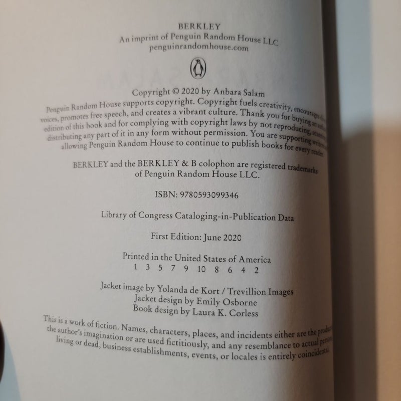 Belladonna (First Edition ARC 6/2020)