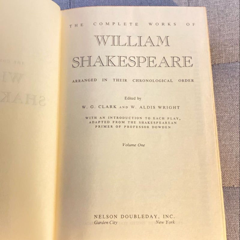 The Complete Works of William Shakespeare Vol. 1 and Vol.2