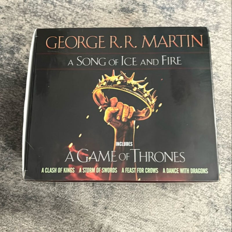 George R. R. Martin's a Game of Thrones 5-Book Boxed Set (Song of Ice and Fire Series)