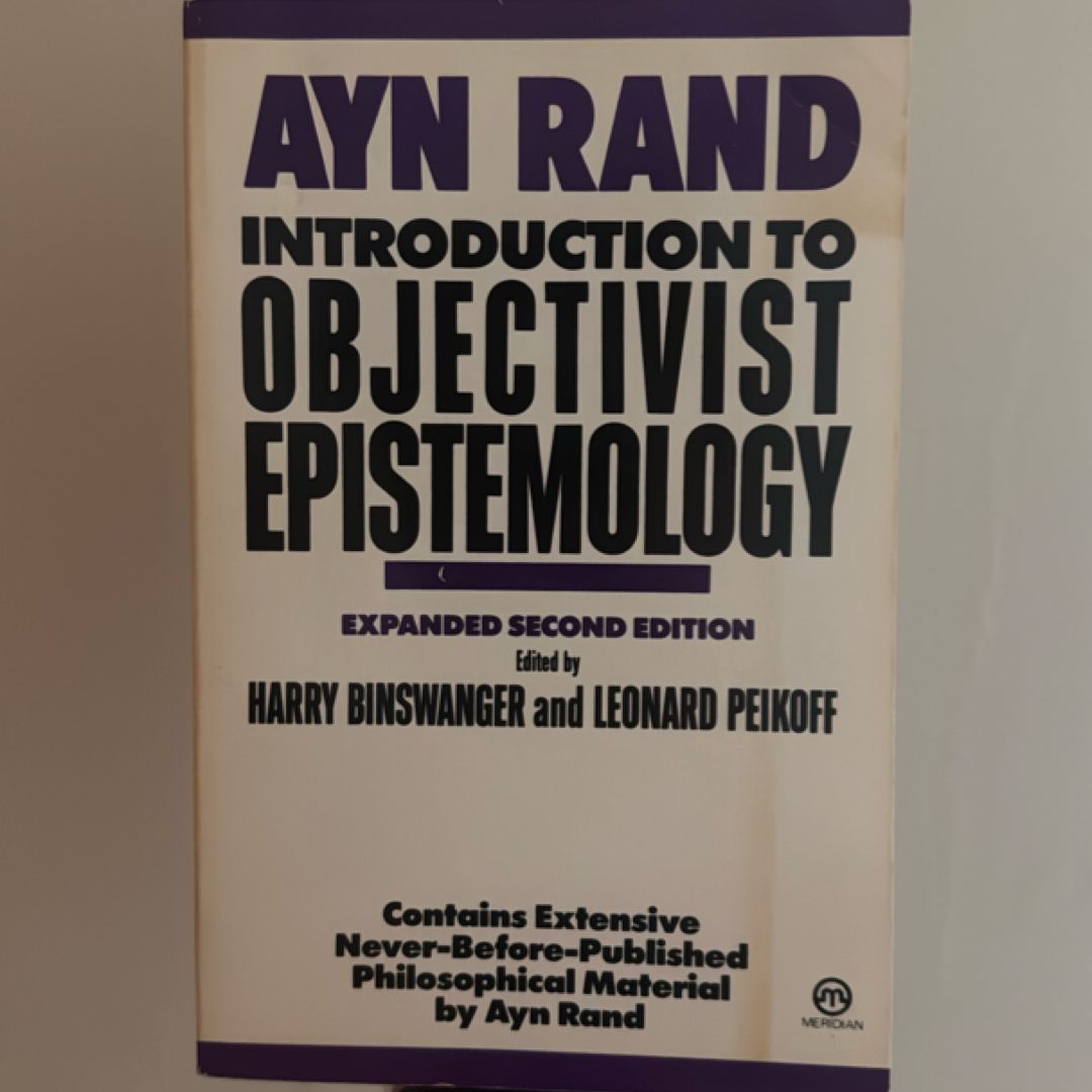Introduction to Objectivist Epistemology