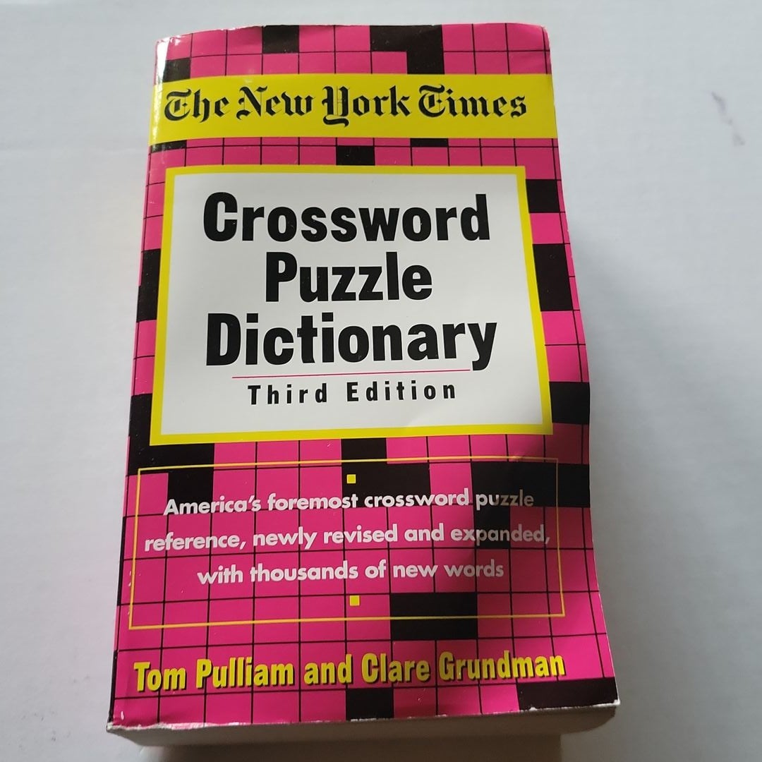 The New York Times Crossword Puzzle Dictionary