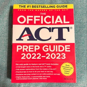 The Official ACT Prep Guide 2022-2023, (Book + Online Course)