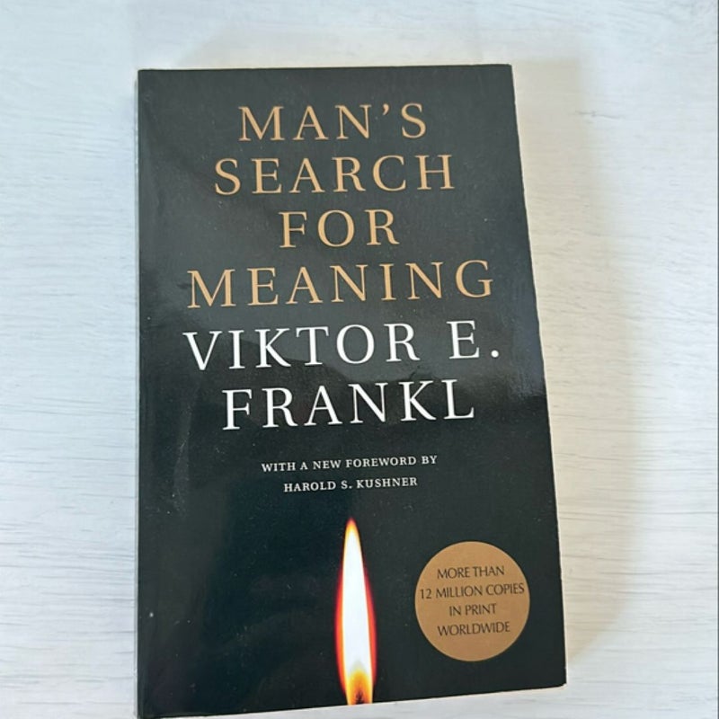 Man's Search for Meaning (OLD EDITION/OUT of PRINT)