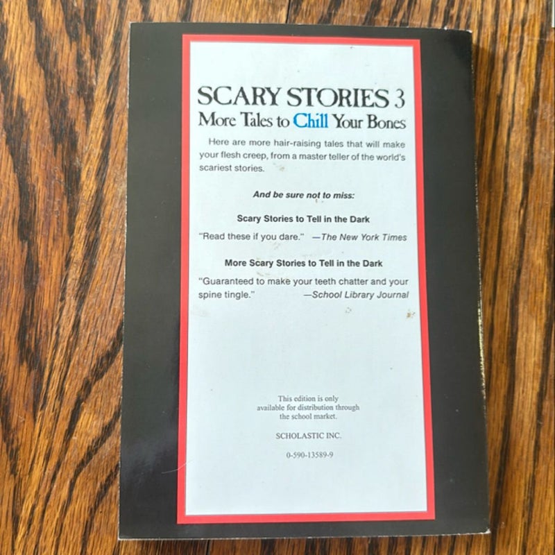 Scary Stories to Tell in the Dark, More Scary Stories to Tell in the Dark &, Scary Stories More Tales to Chill Your Bones 3