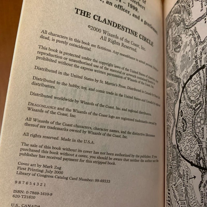 DragonLance: Complete Crossroads Series 1-5 Set: The Clandestine Circle, The Thieves’ Guild, Dragon’s Bluff, The Dragon Isles, The Middle of Nowhere, All First Edition First Printing