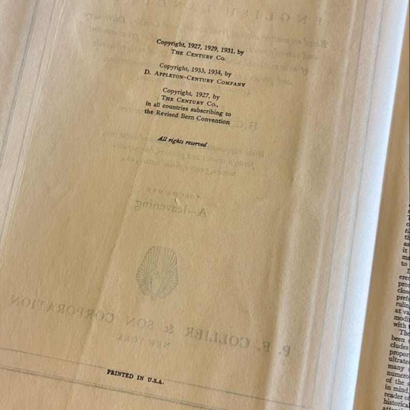 The New Century Dictionary (1931)