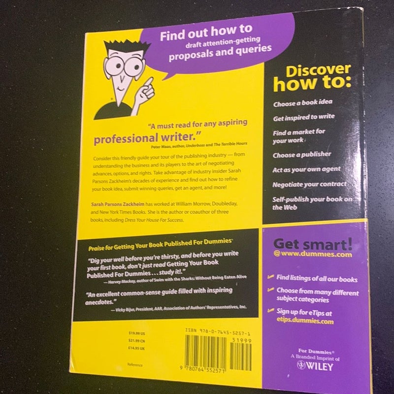 Getting Your Book Published for Dummies