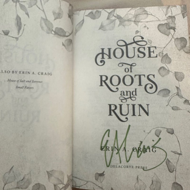 Sisters of Salt & Small Favors house of roots and ruin Signed Special edition