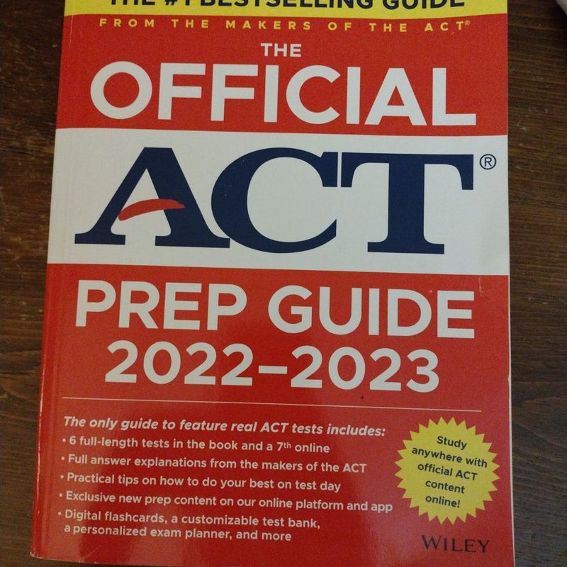 The Official ACT Prep Guide 2022-2023, (Book + Online Course)