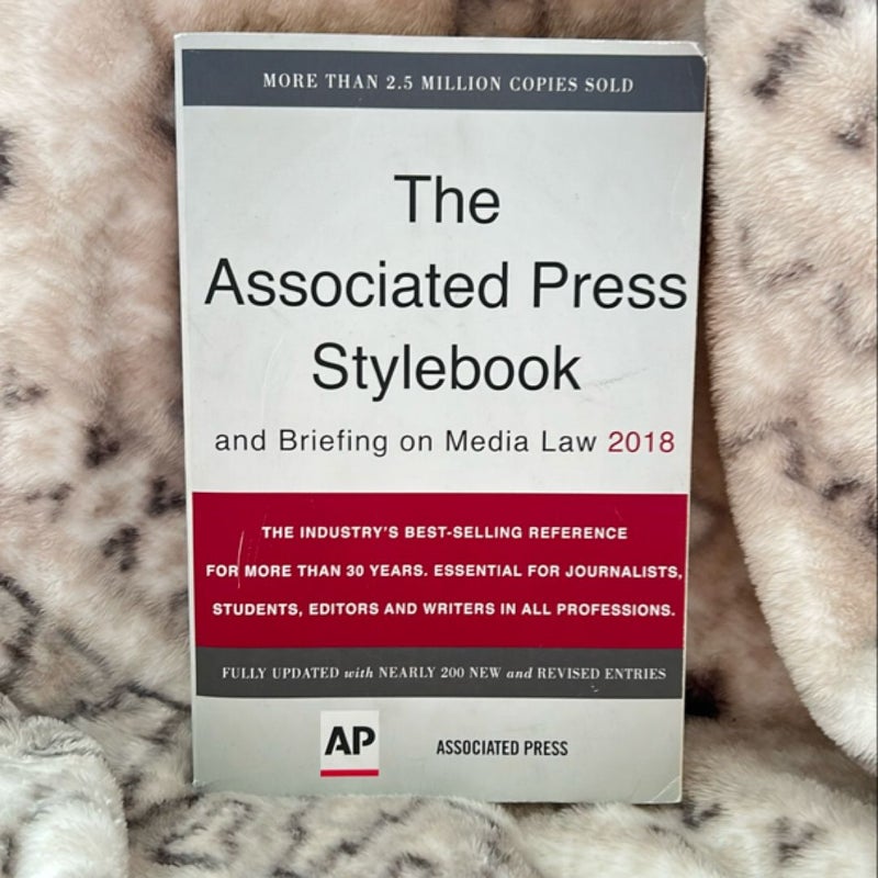 The Associated Press Stylebook 2018