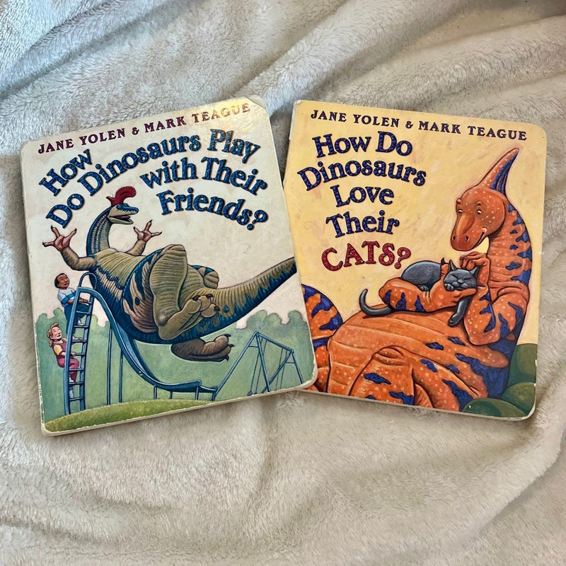 How Do Dinosaurs Play with Their Friends? - Book Bundle: 2 How Do Dinosaurs Board Books