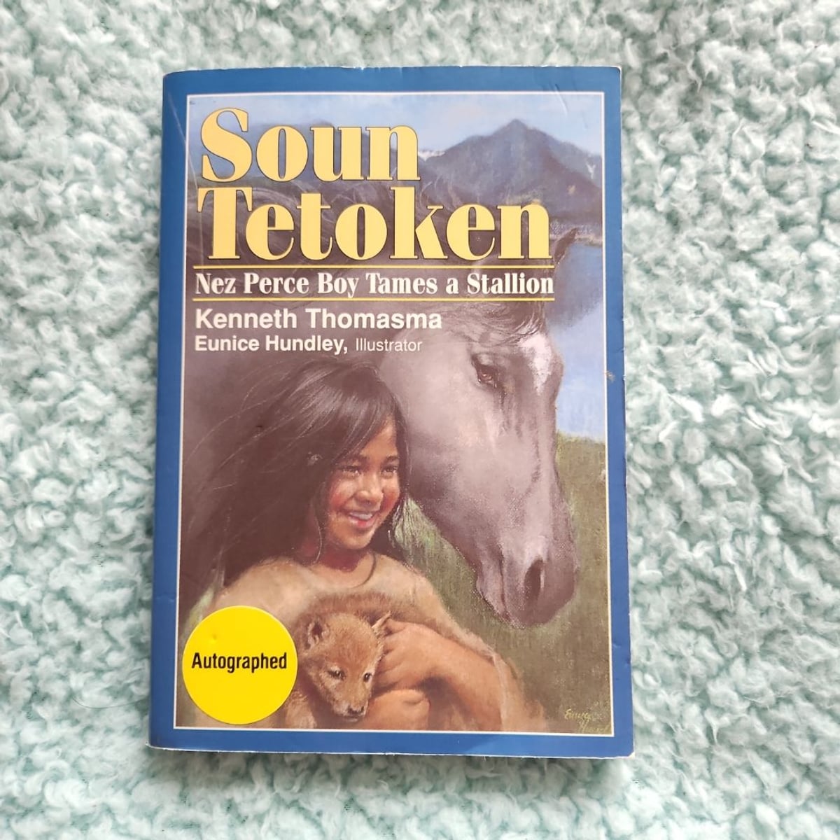 Soun Tetoken Nez Perce Boy Tames A Stallion by Thomasma