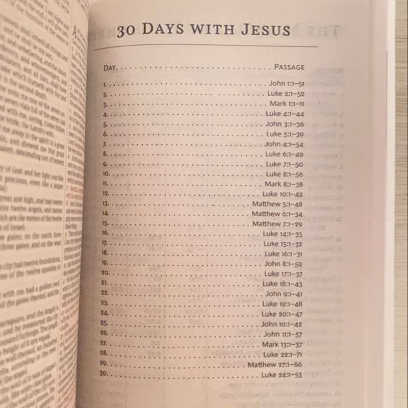 The Holy Bible, King James Version - Free Handmade Bookmark Included!