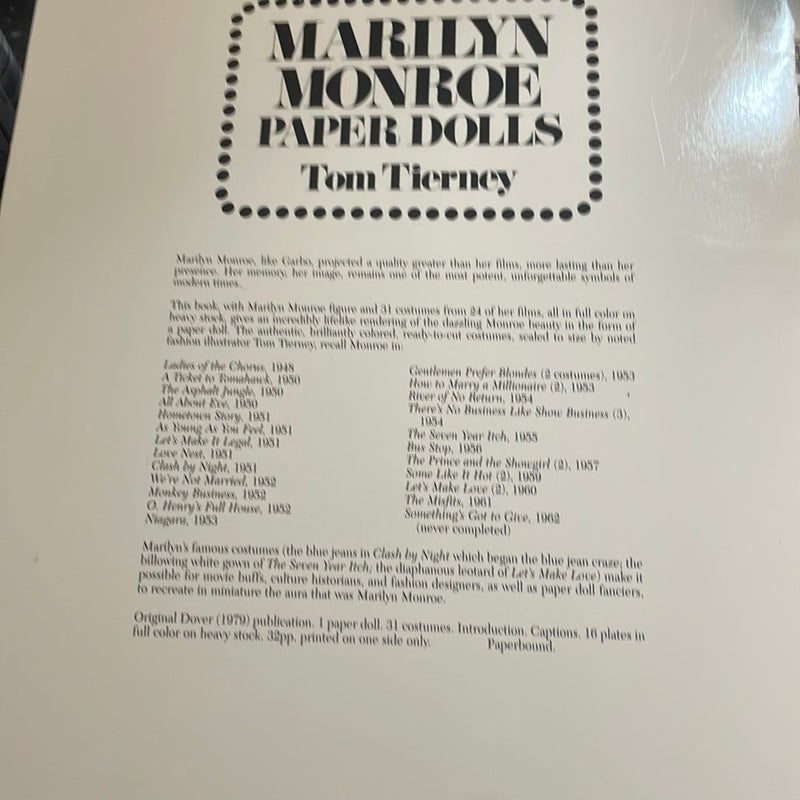 Marilyn Monroe Paper Dolls