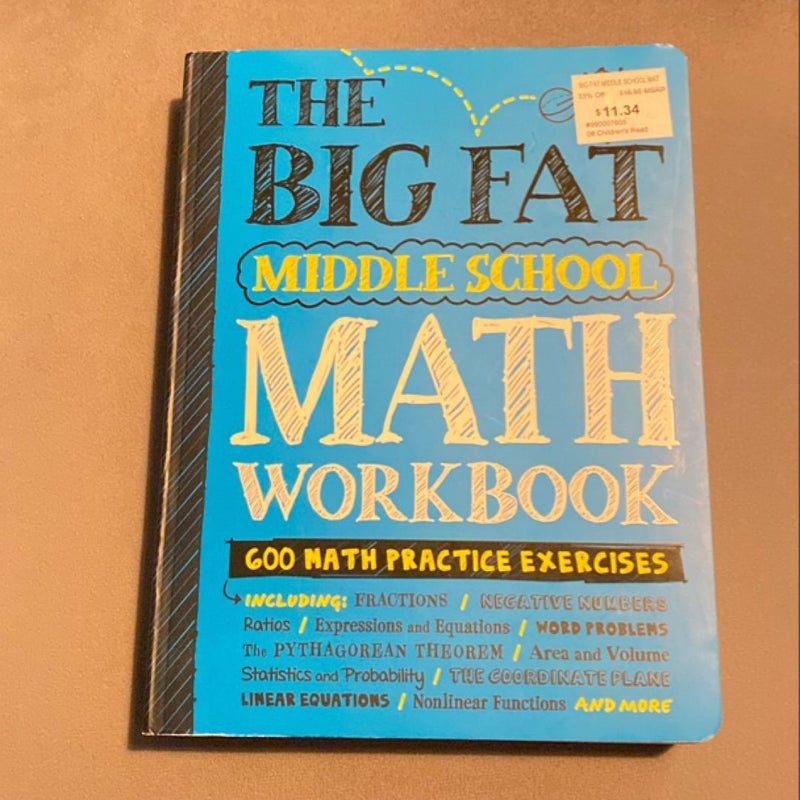 The Big Fat Middle School Math Workbook