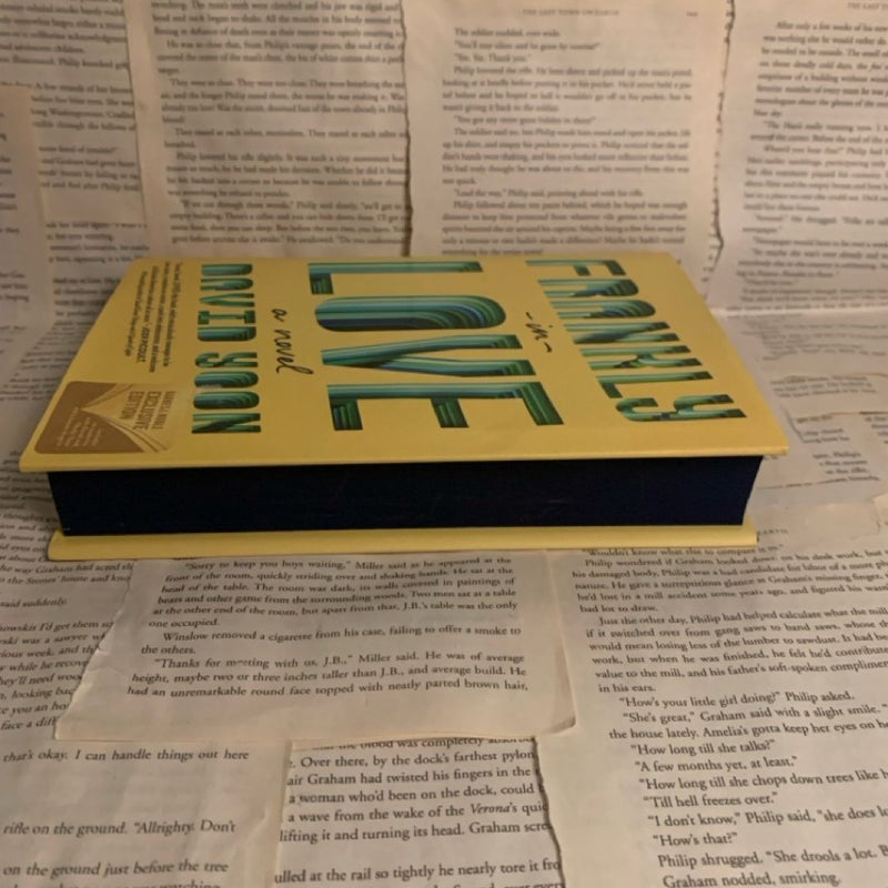 SPRAYED EDGES: Frankly in love 
