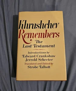 Khrushchev Remembers: The Last Testament (1974, Hardcover) 2nd Printing