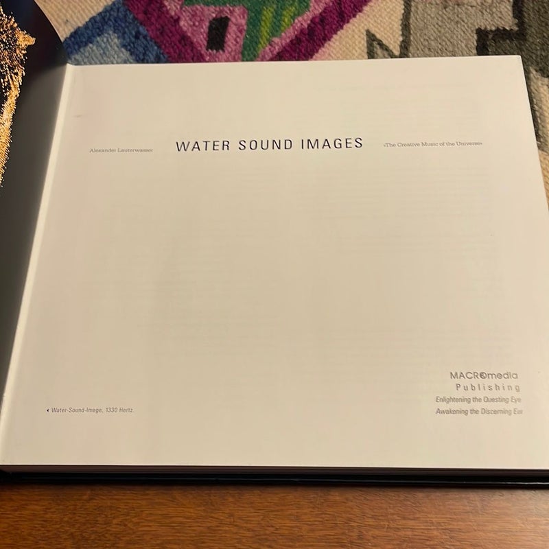 Water Sound Images by Alexander Lauterwasser, Hardcover | Pangobooks