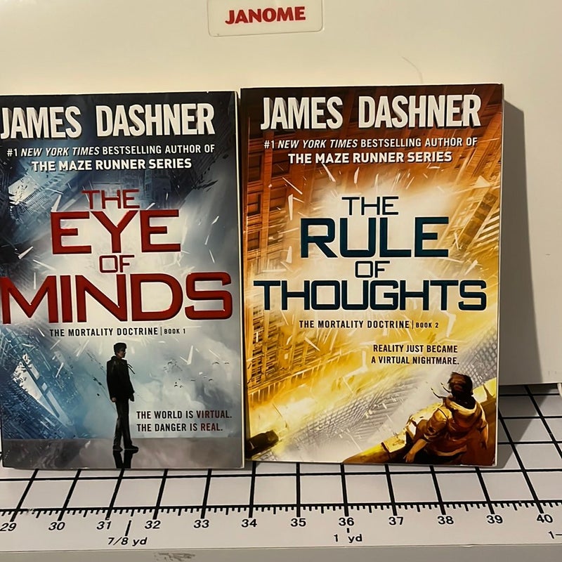Books one and two of The Eye of Minds series