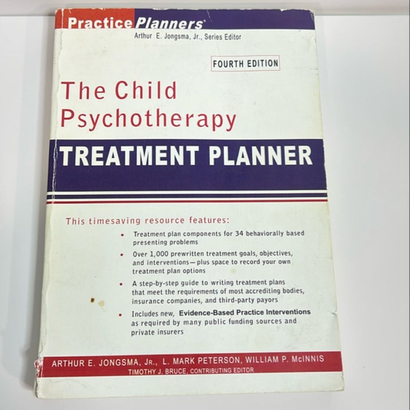 The Child Psychotherapy Treatment Planner