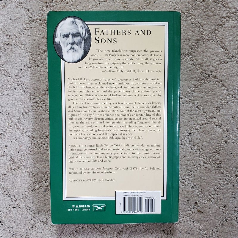 Fathers and Sons (Norton Critical Edition, 1996) 