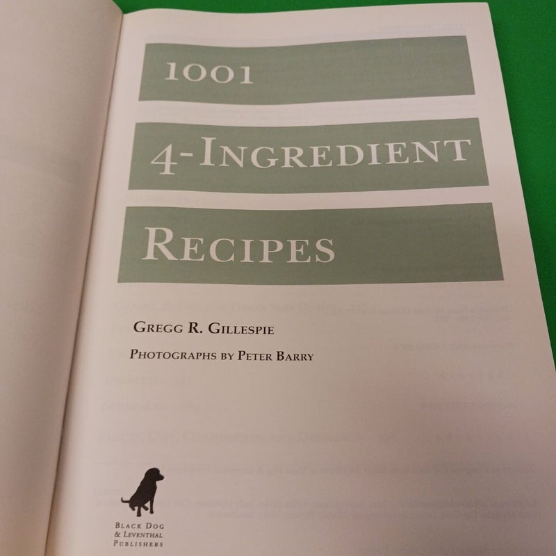 1001 Four-Ingredient Recipes