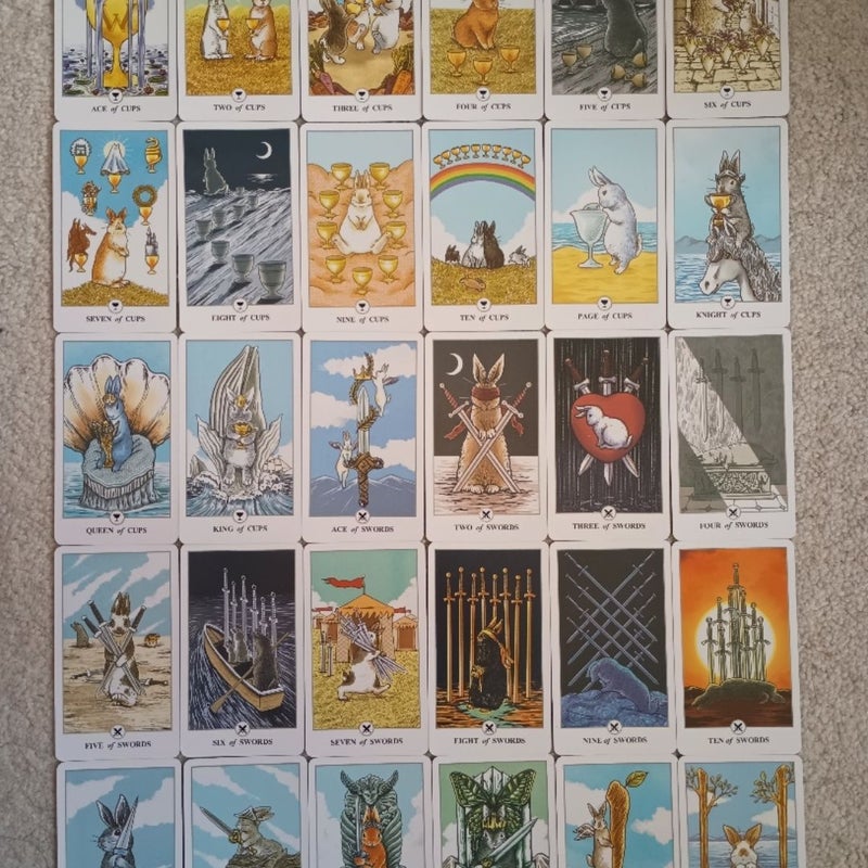Lunalapin Tarot Deck Bunny Rabbit - Deck Only