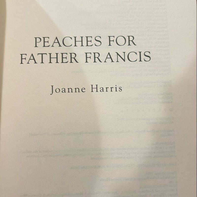 Peaches for Father Francis ( First American Edition)