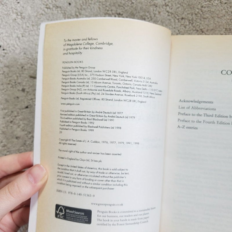 Dictionary of Literary Terms and Literary Theory
