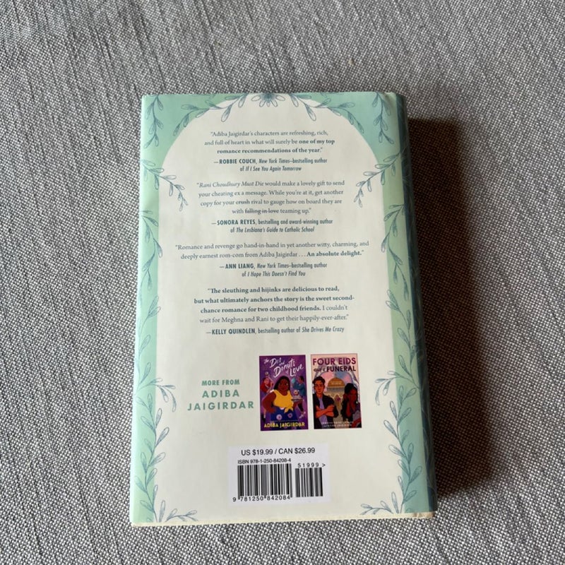 Rani Choudhury Must Die (FIRST EDITION)
