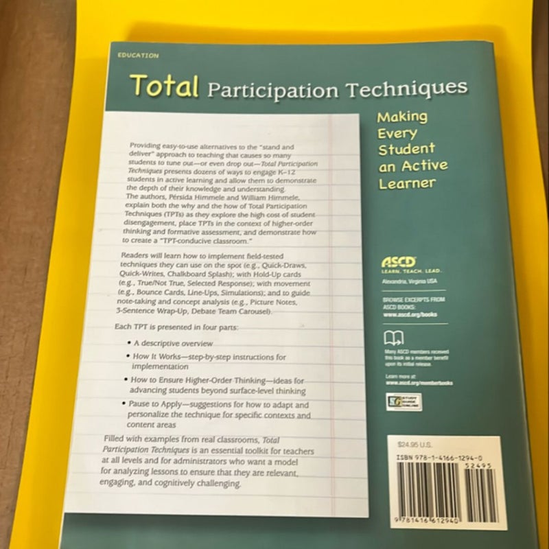 Total Participation Techniques