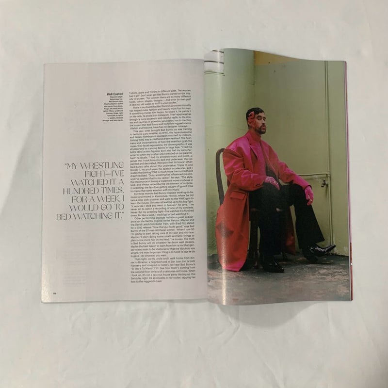 allure Bad Bunny “Doing Whatever He Wants” Issue November 2021 Magazine