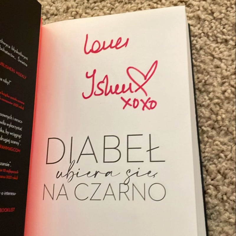 The Devil Wears Black (Polish version signed by the author)