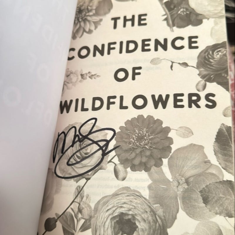 The Confidence of Wildflowers SIGNED self pub