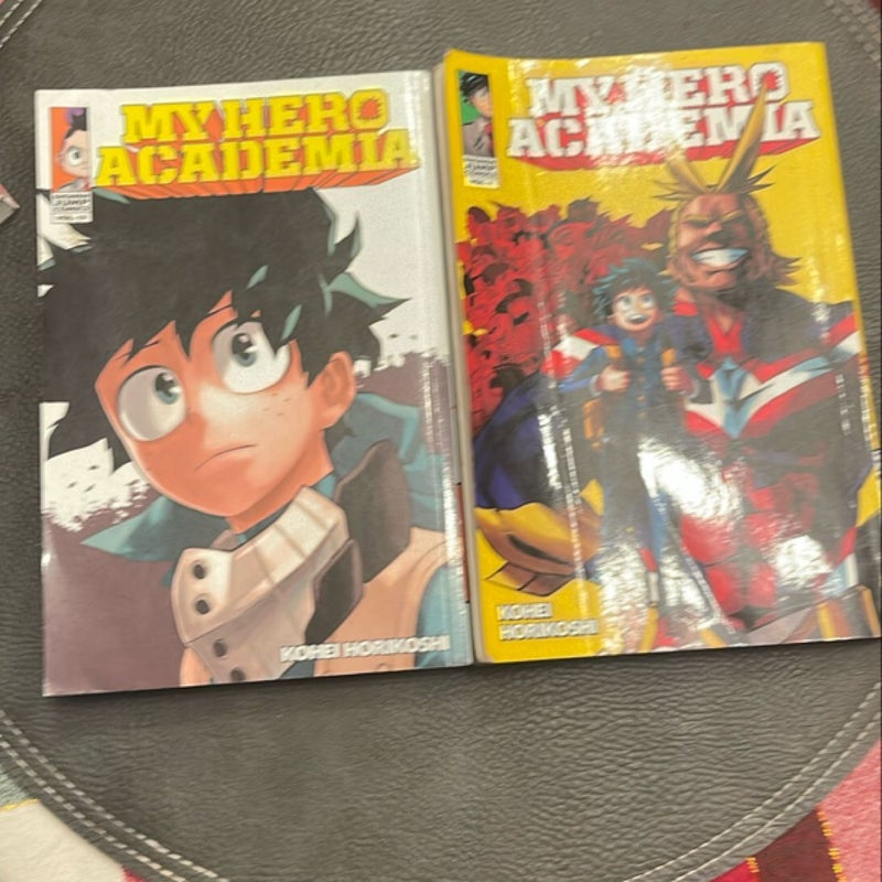 My Hero Academia, Vol. 15 and vol. 1