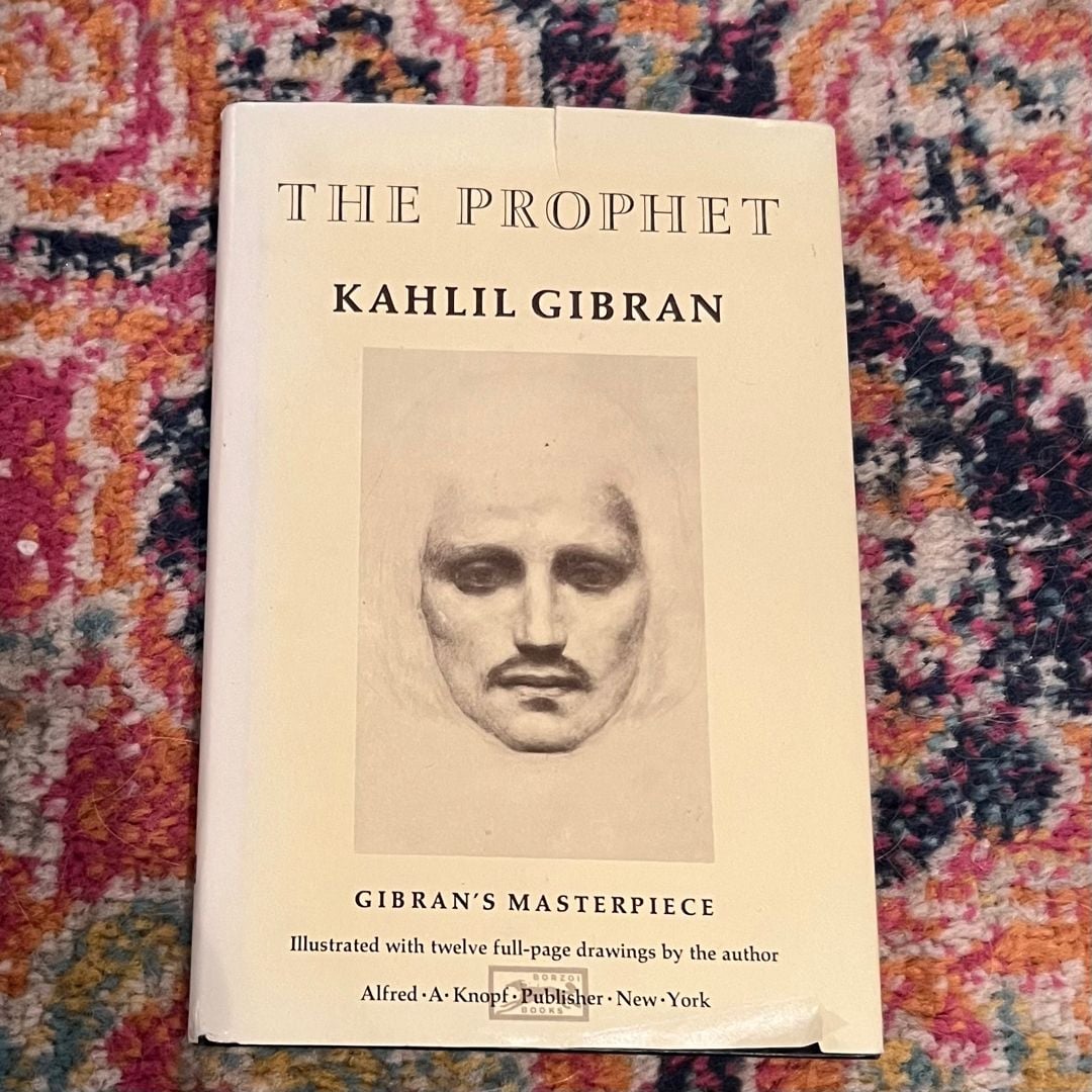 1985 THE PROPHET KAHLIL GIBRAN VTG Book HC DJ Illustrated GOOD by ...