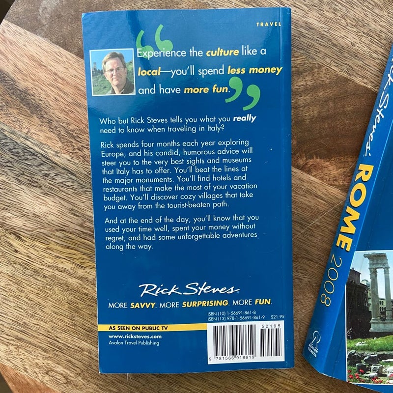 Rick Steves' Italy 2008 and Rome bundle