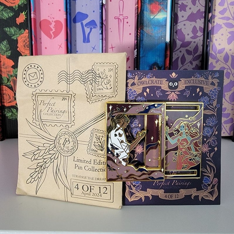 Owlcrate Strange the Dreamer Perfect Pairings Pin 