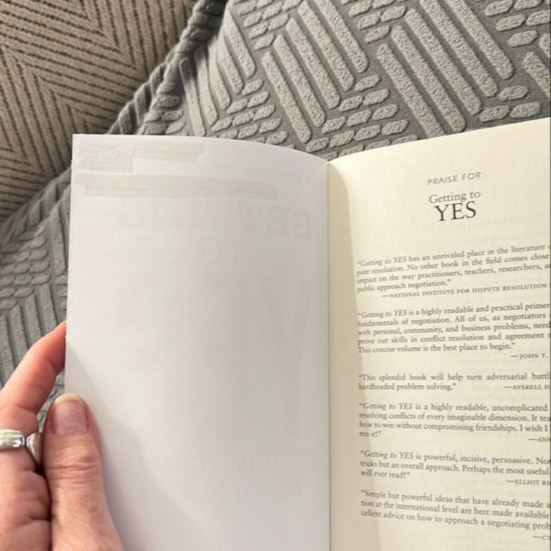 Getting to Yes