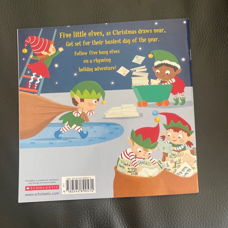 Five Busy Elves -Brand New Paperback 