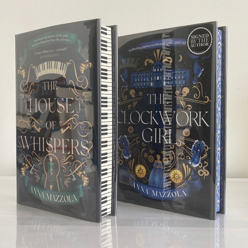 Waterstones The Clockwork Girl (SIGNED Excl SOLD OUT) & The House of Whispers