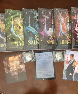 Sin & Chocolate BOOKS 1 - 6 *SIGNED ARCANE SOCIETY SPECIAL EDITIONS PLUS ART & 2 PINS*