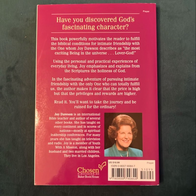 Intimate Friendship with God