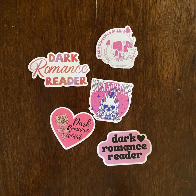 Dark Romance Stickers (Pink themed)