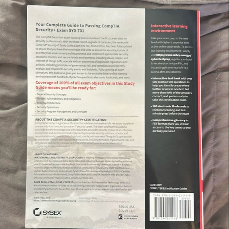 CompTIA Security+ Study Guide with over 500 Practice Test Questions