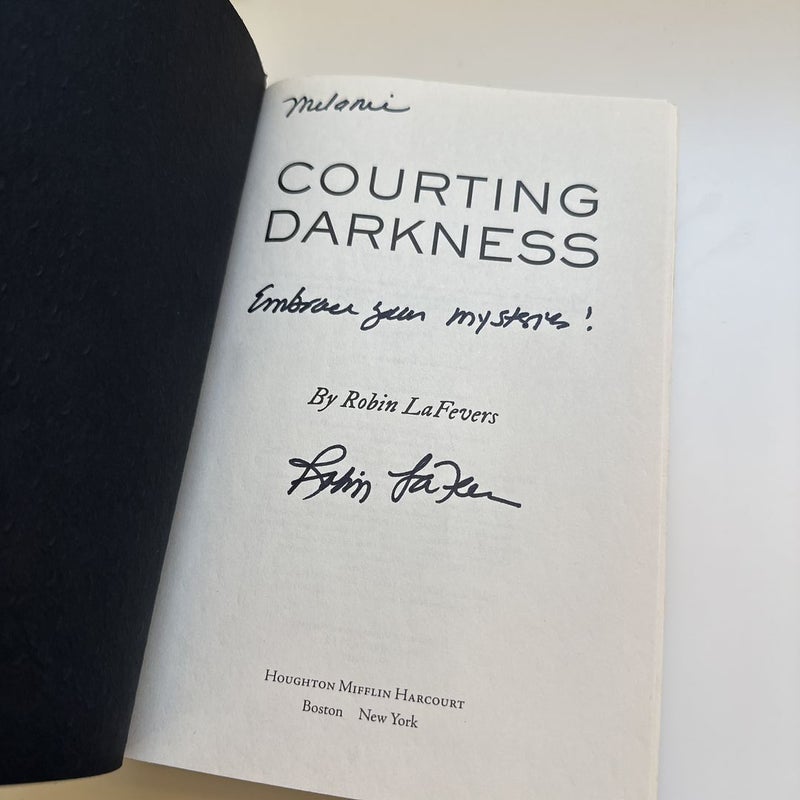 Courting Darkness SIGNED (First edition)