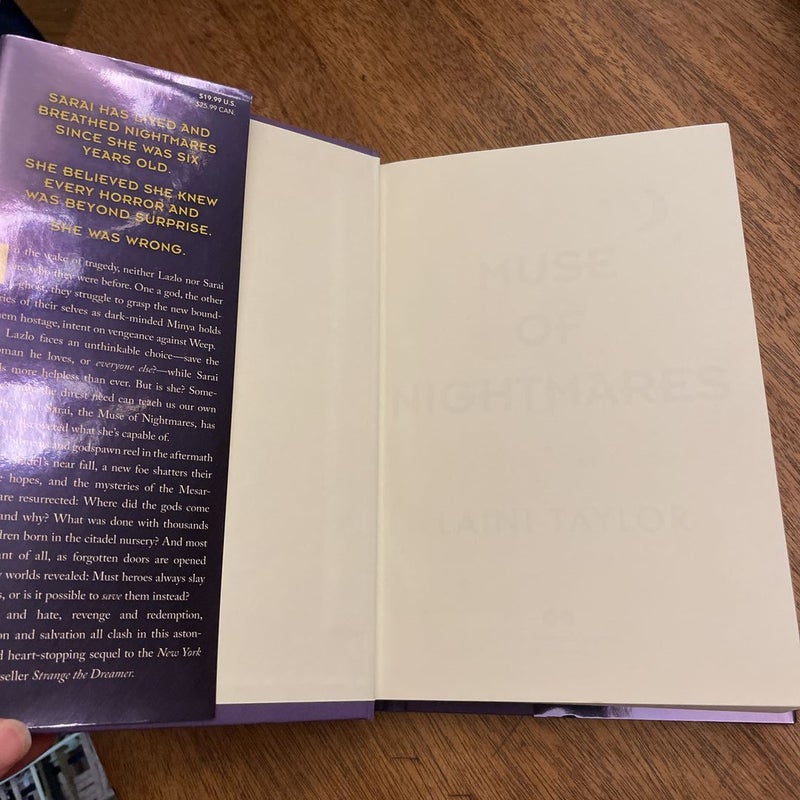 Muse of Nightmares *first edition 
