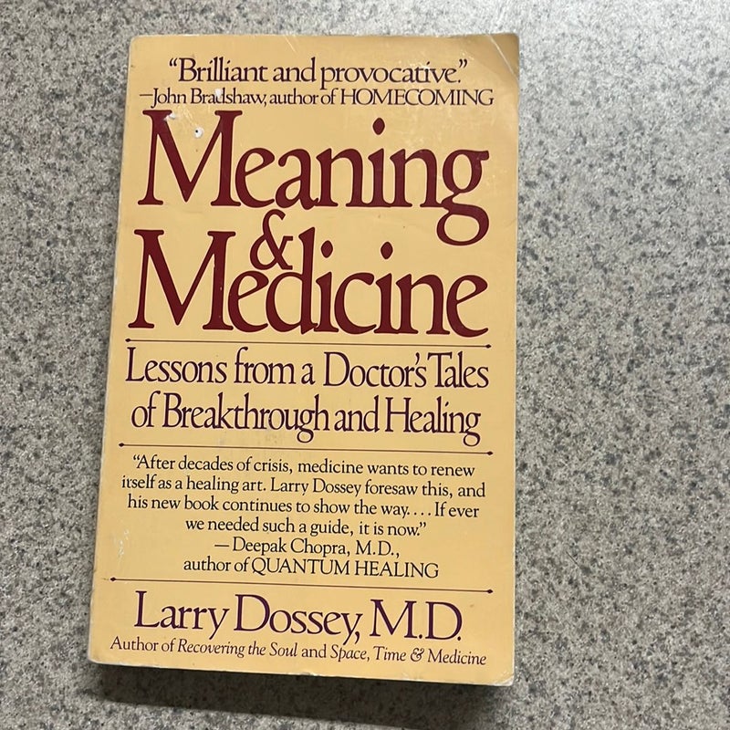 Meaning and medicine