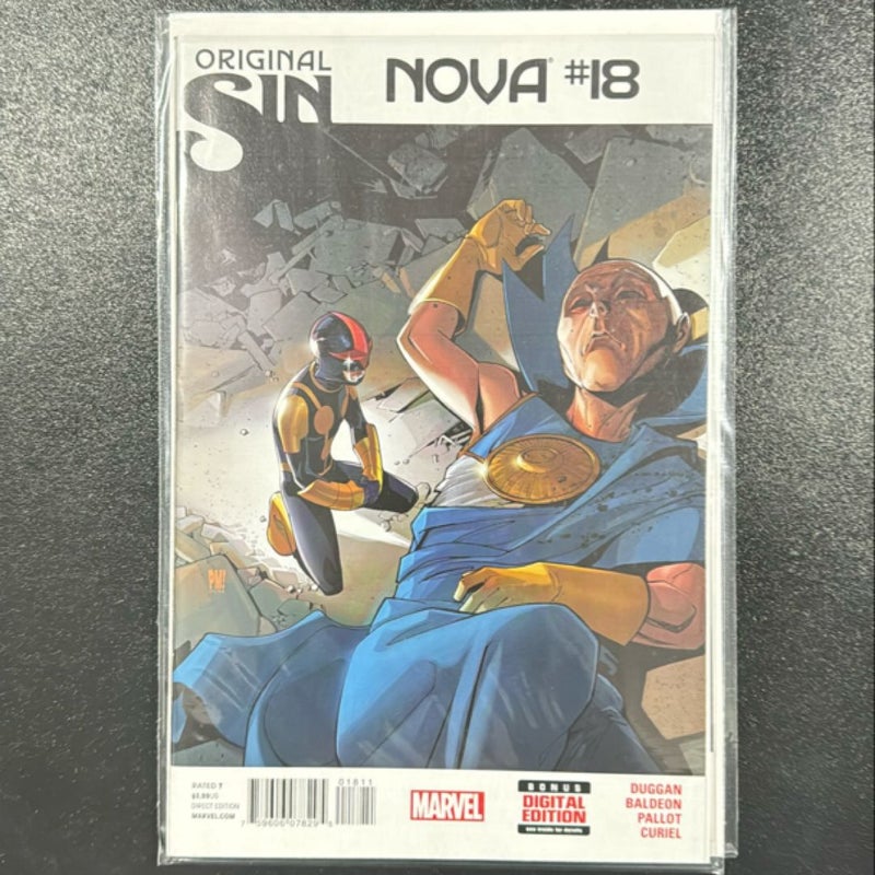 Original Sin Nova # 18 Marvel Comics 